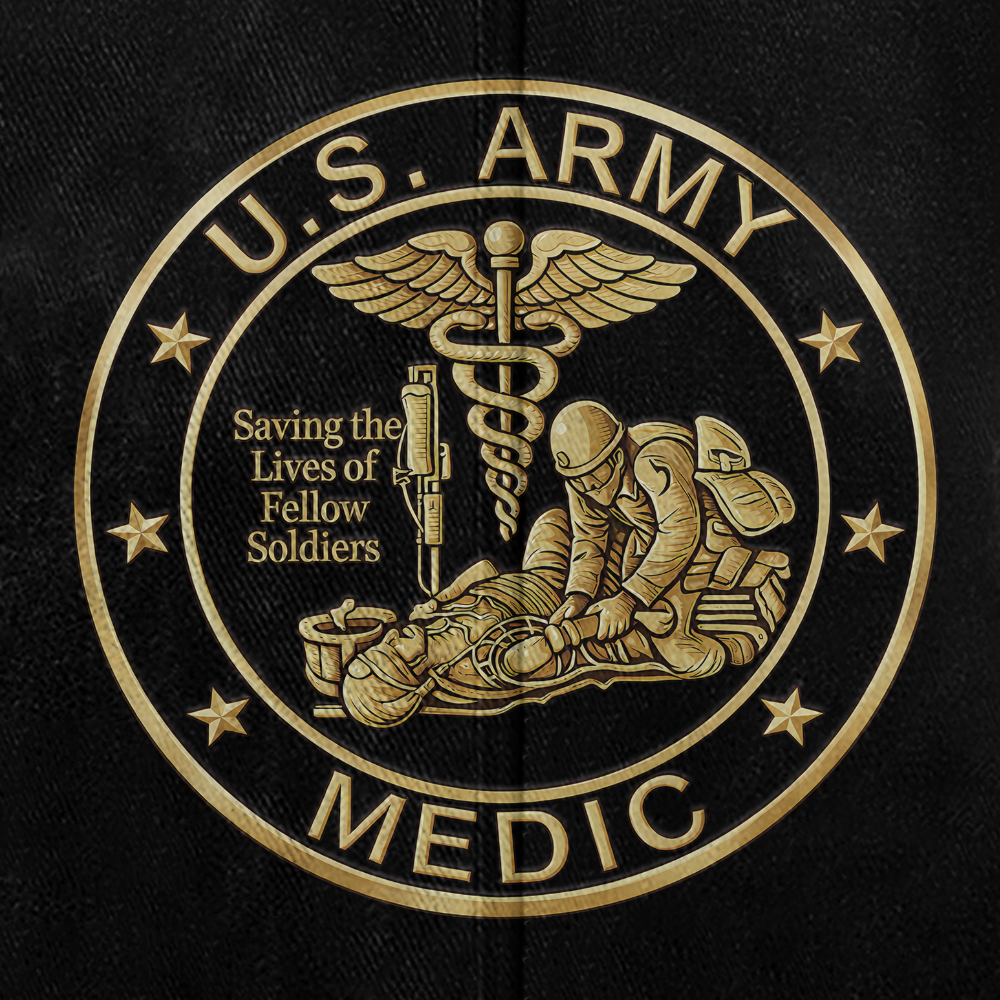 Personalizable Combat Medic Washed Cap