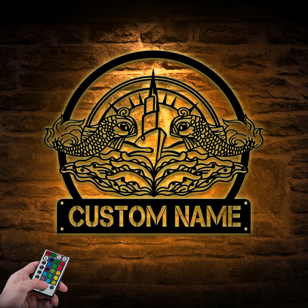 Personalized Navy Submarine Metal Sign Wall Art