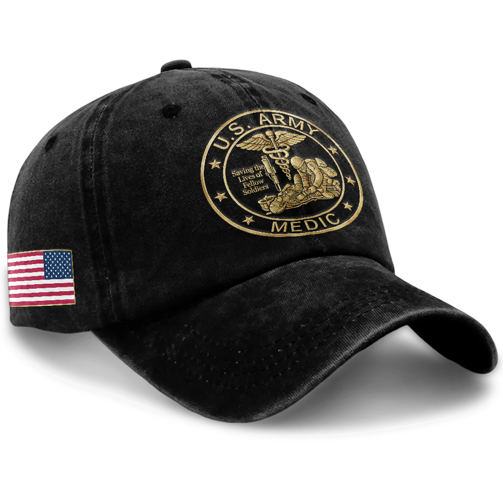 Personalizable Combat Medic Washed Cap