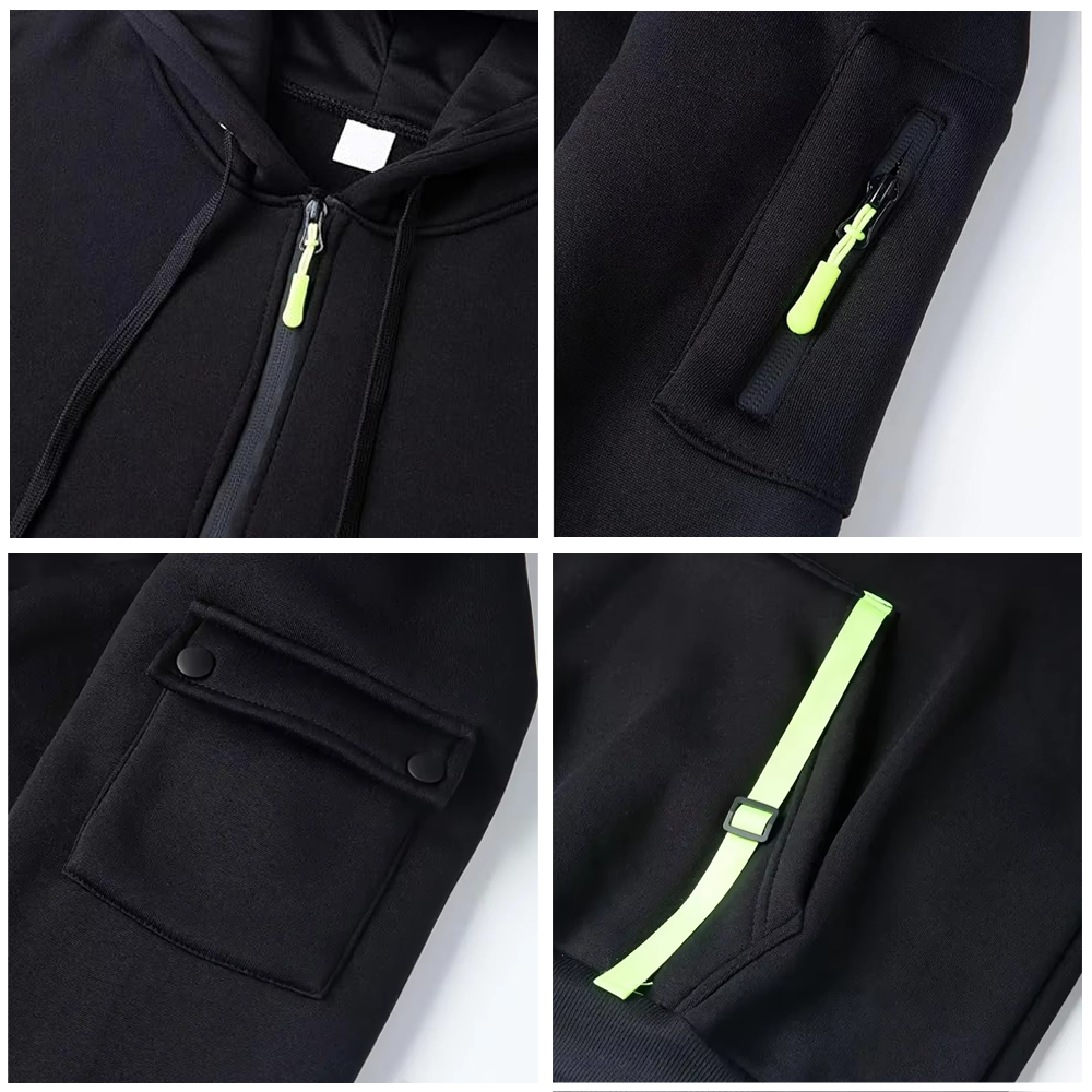 Less Than 1% Air Force Quarter Zip Hoodie