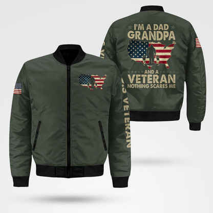 Grandpa Veteran Bomber Jacket