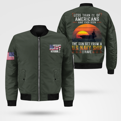 Navy Veteran Bomber Jacket