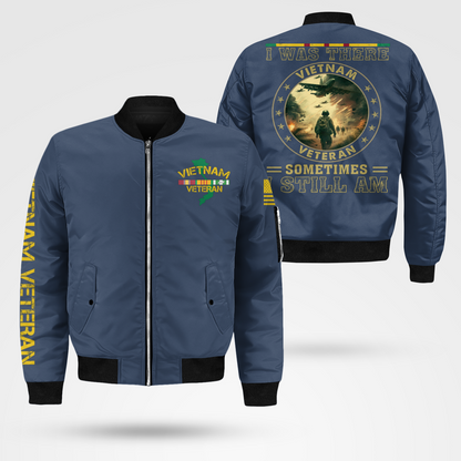 Vietnam Veteran -I Was There Bomber Jacket