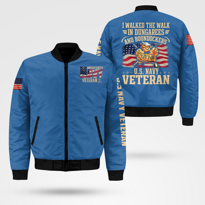 Navy Veteran Bomber Jacket