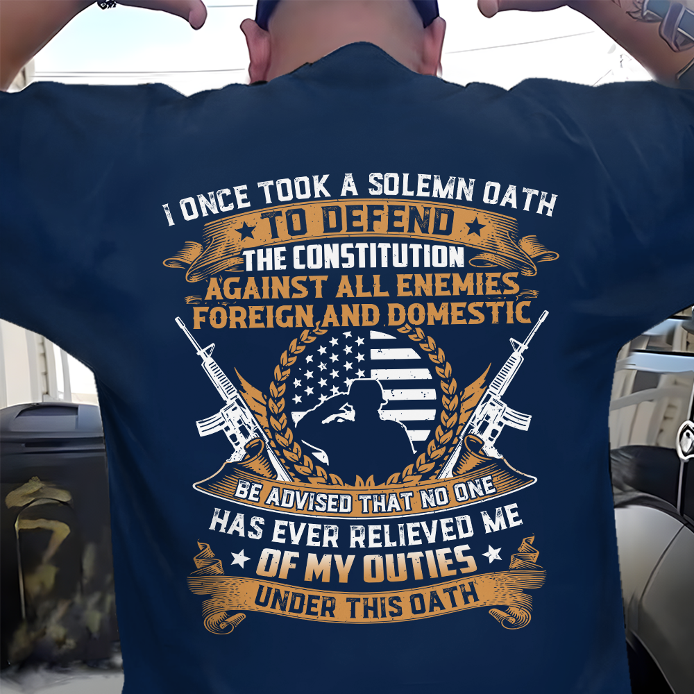 Oath Defend The Constitution Army Classic T-Shirt