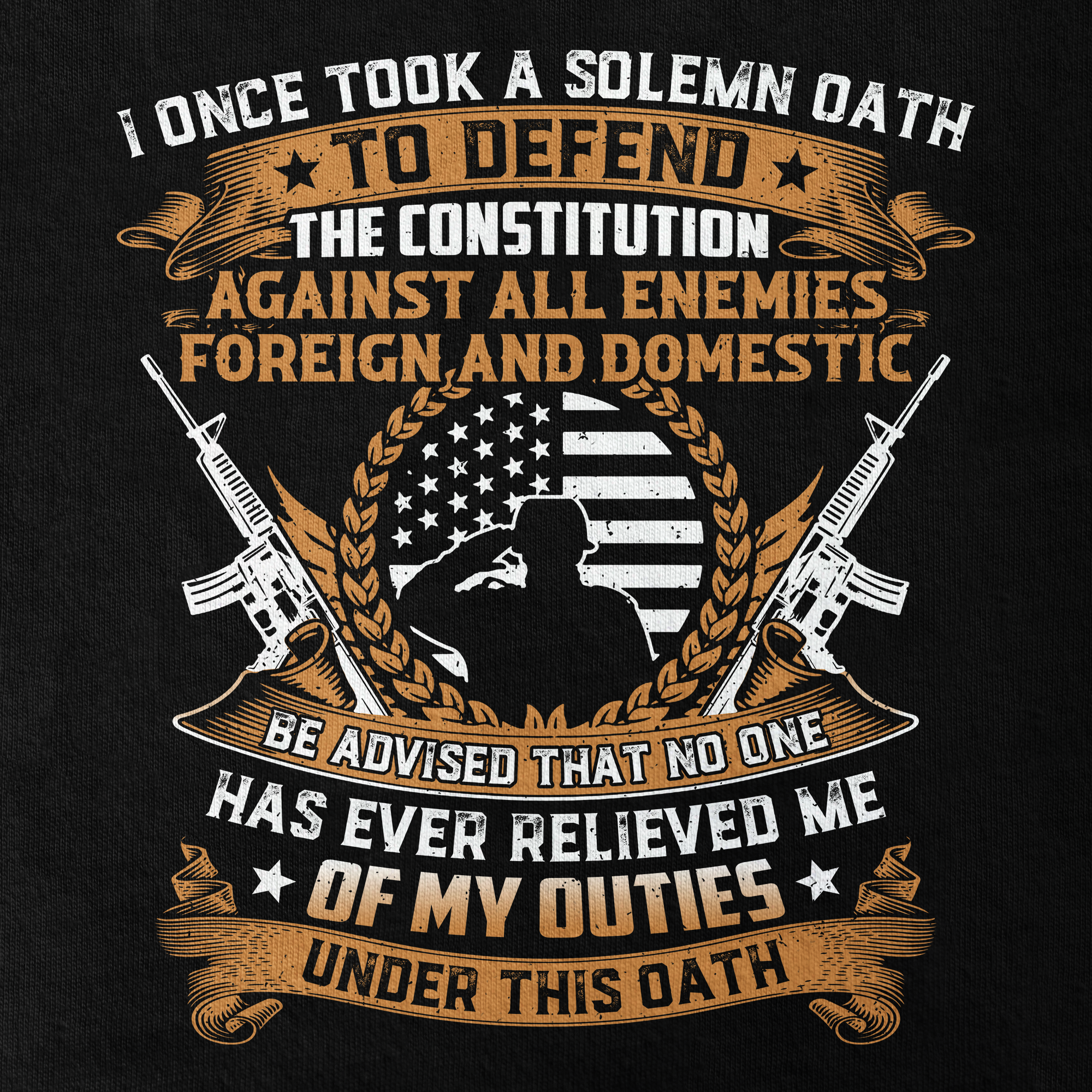 Oath Defend The Constitution Army Classic T-Shirt