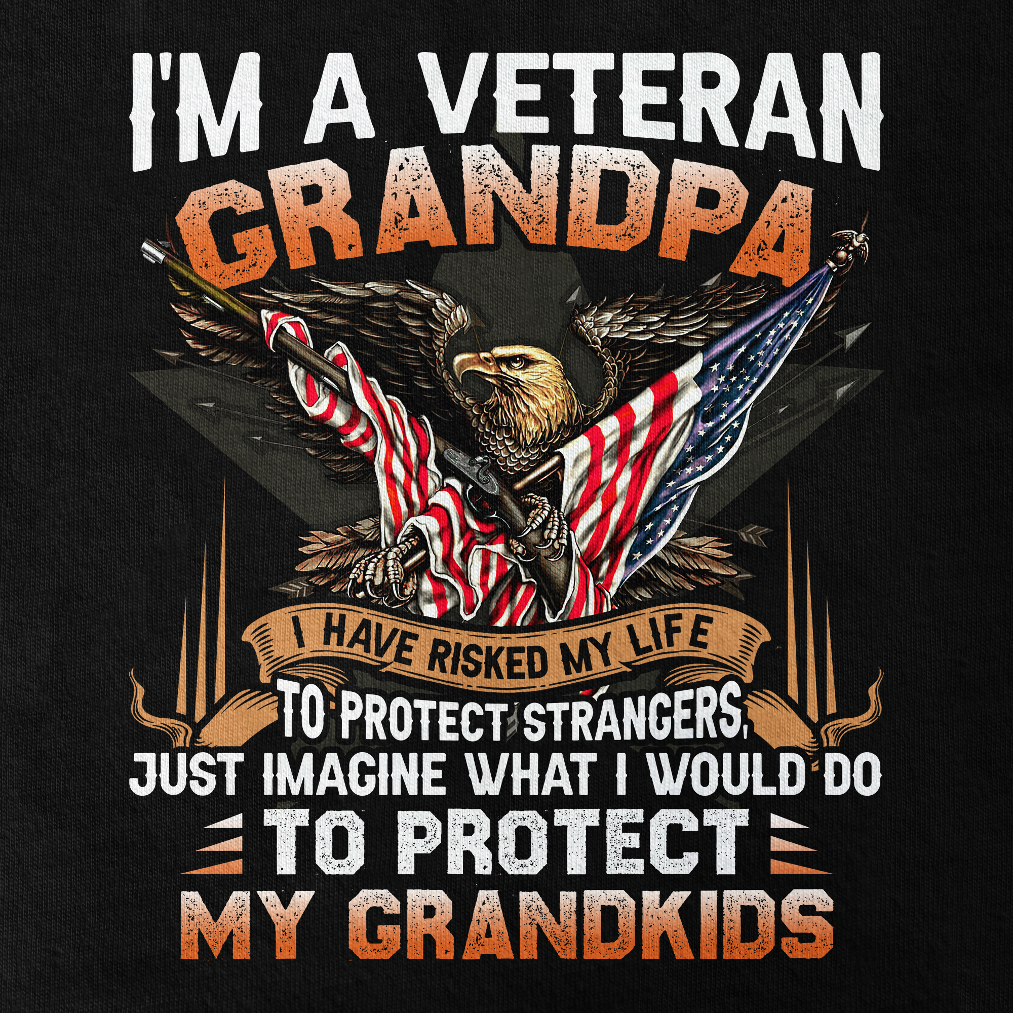 I'm A Veteran Grandpa Classic T-Shirt