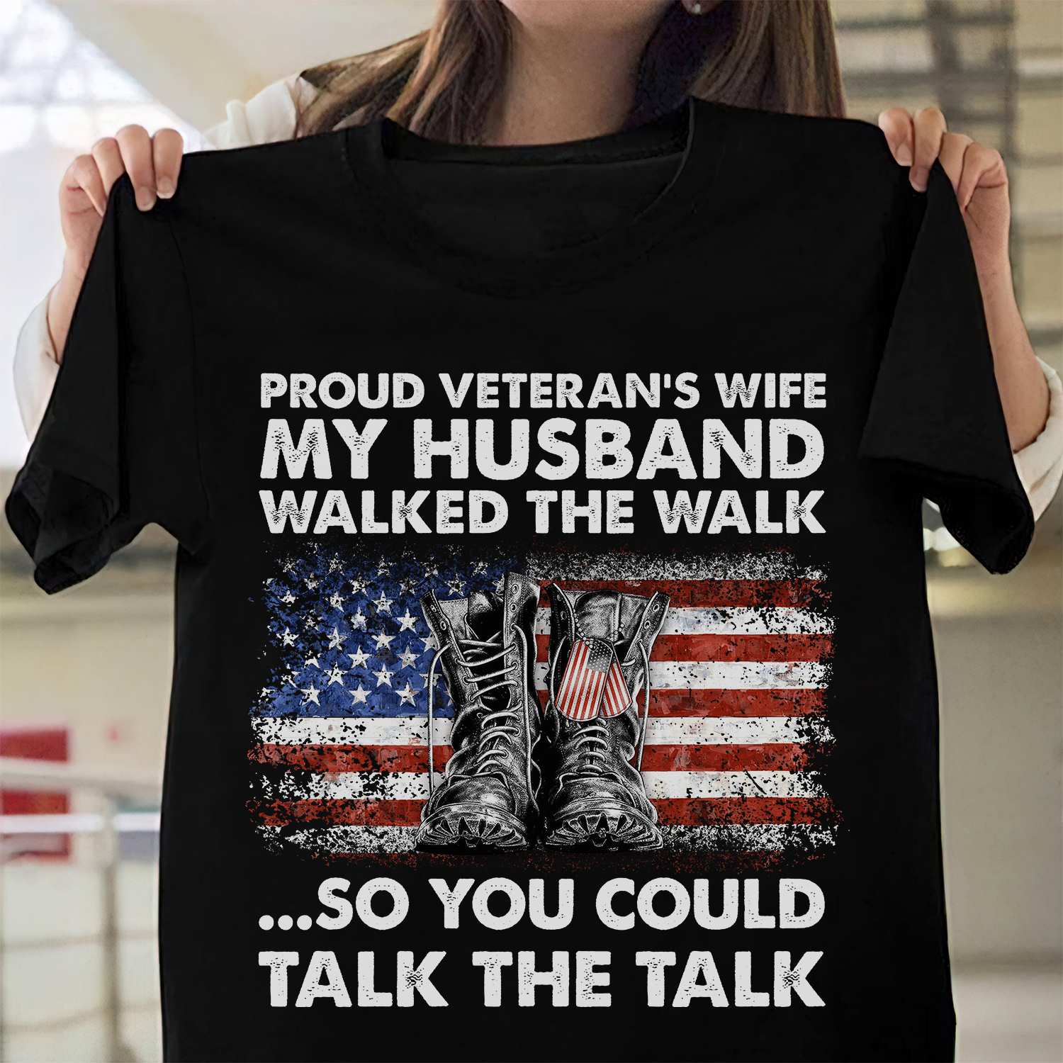 My Husband - Veteran's Wife Classic T-Shirt