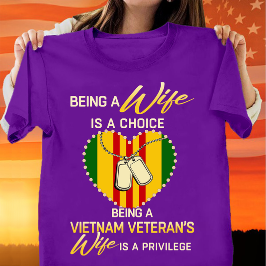 Vietnam Veteran's Wife Classic T-Shirt