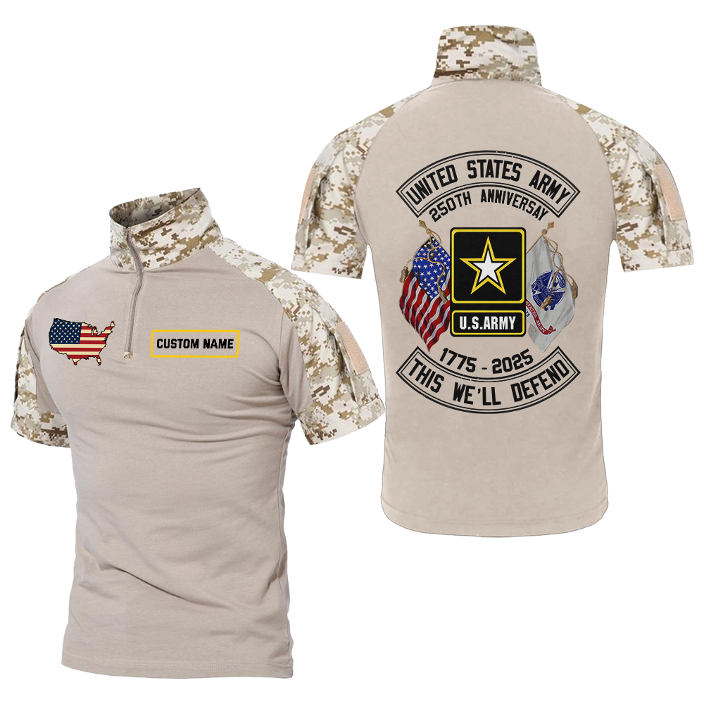 Army 250th Anniversary Tactical Polo Shirt