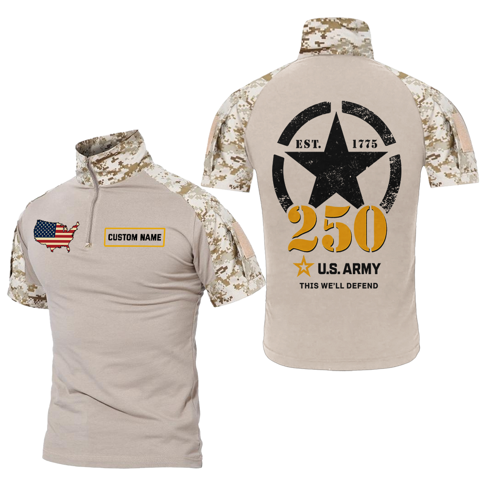 Army 250th Anniversary Tactical Polo Shirt