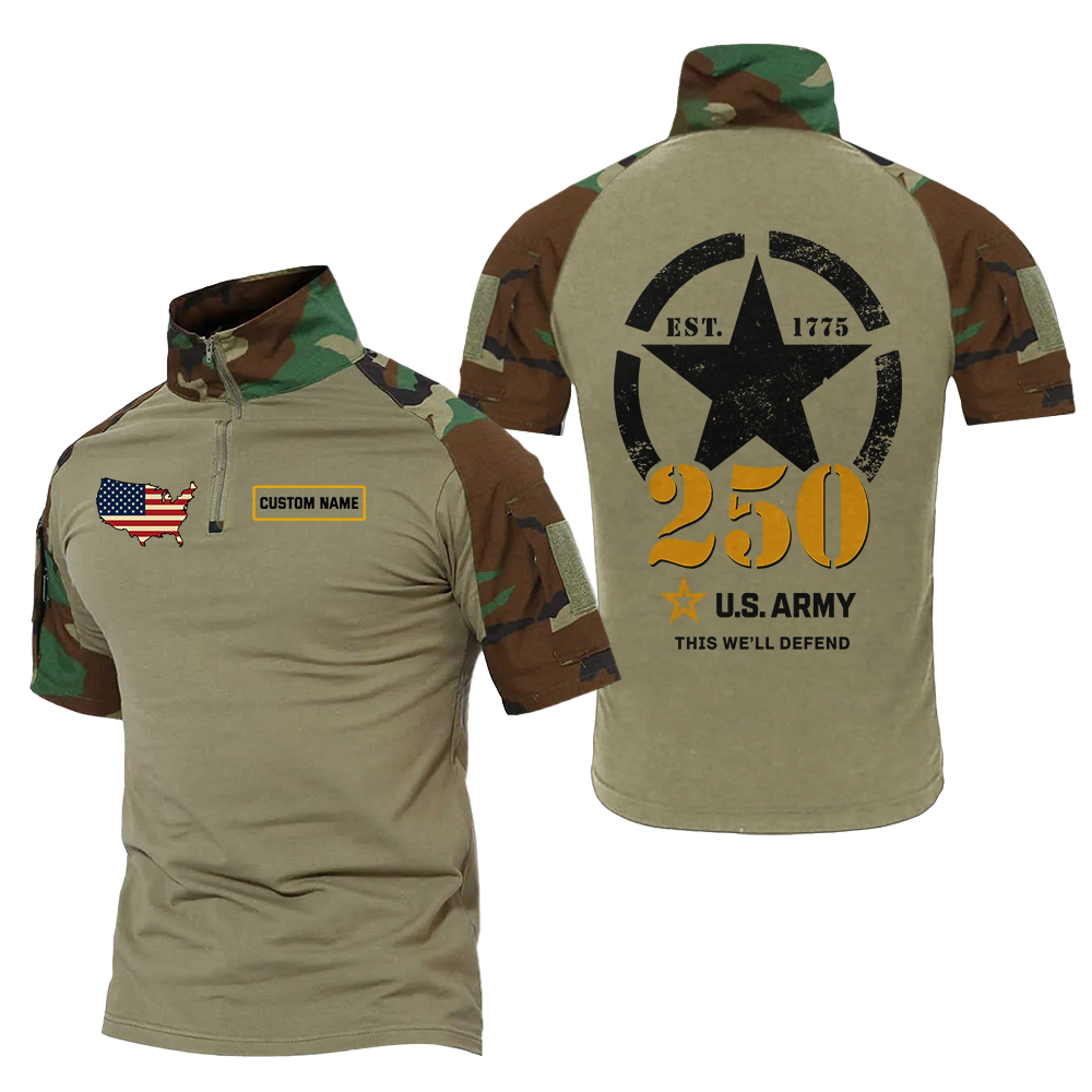 Army 250th Anniversary Tactical Polo Shirt