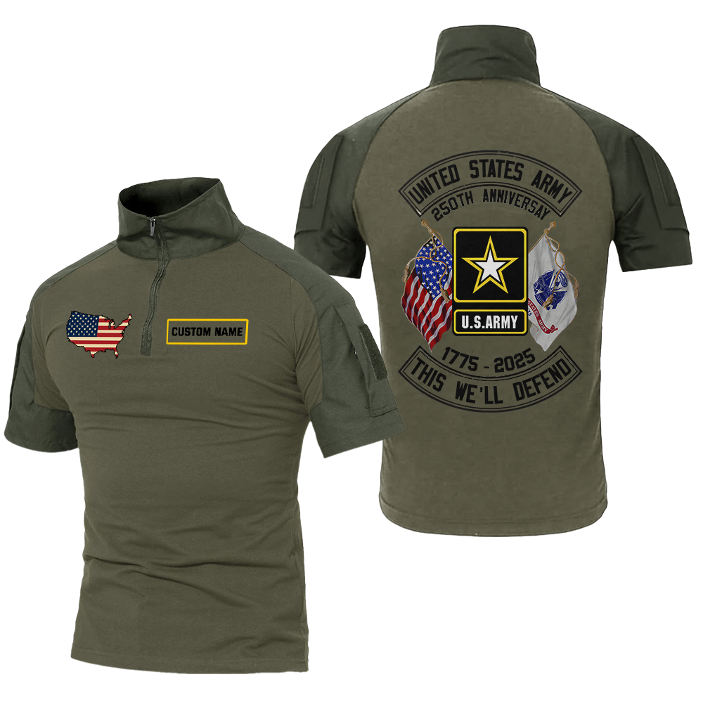 Army 250th Anniversary Tactical Polo Shirt