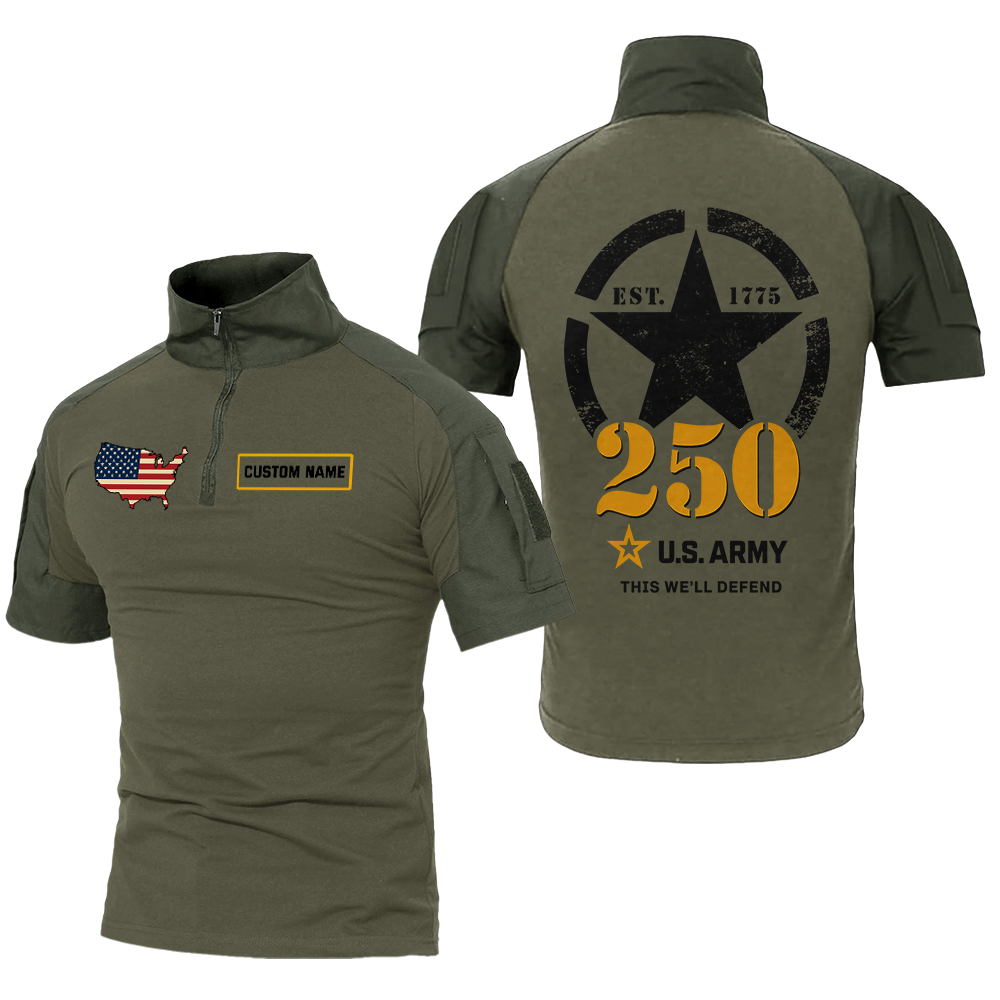 Army 250th Anniversary Tactical Polo Shirt
