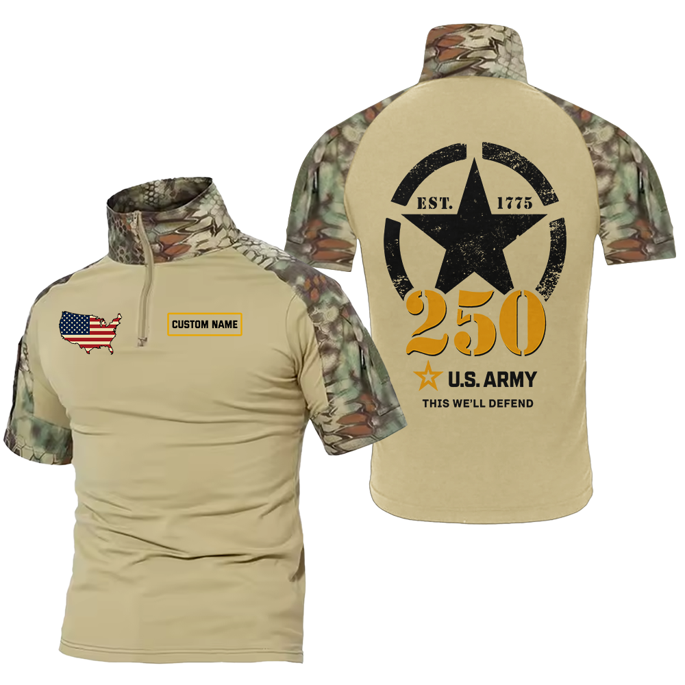 Army 250th Anniversary Tactical Polo Shirt
