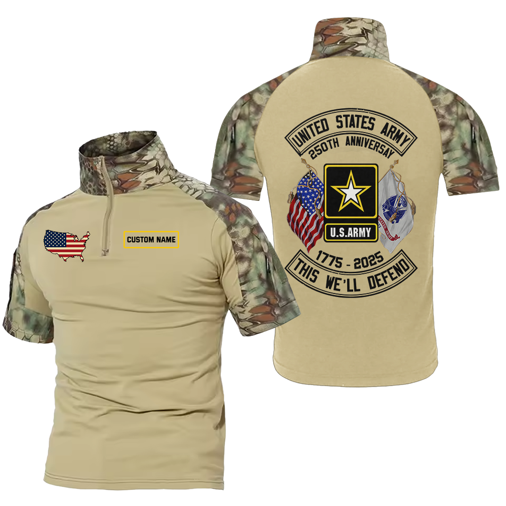Army 250th Anniversary Tactical Polo Shirt