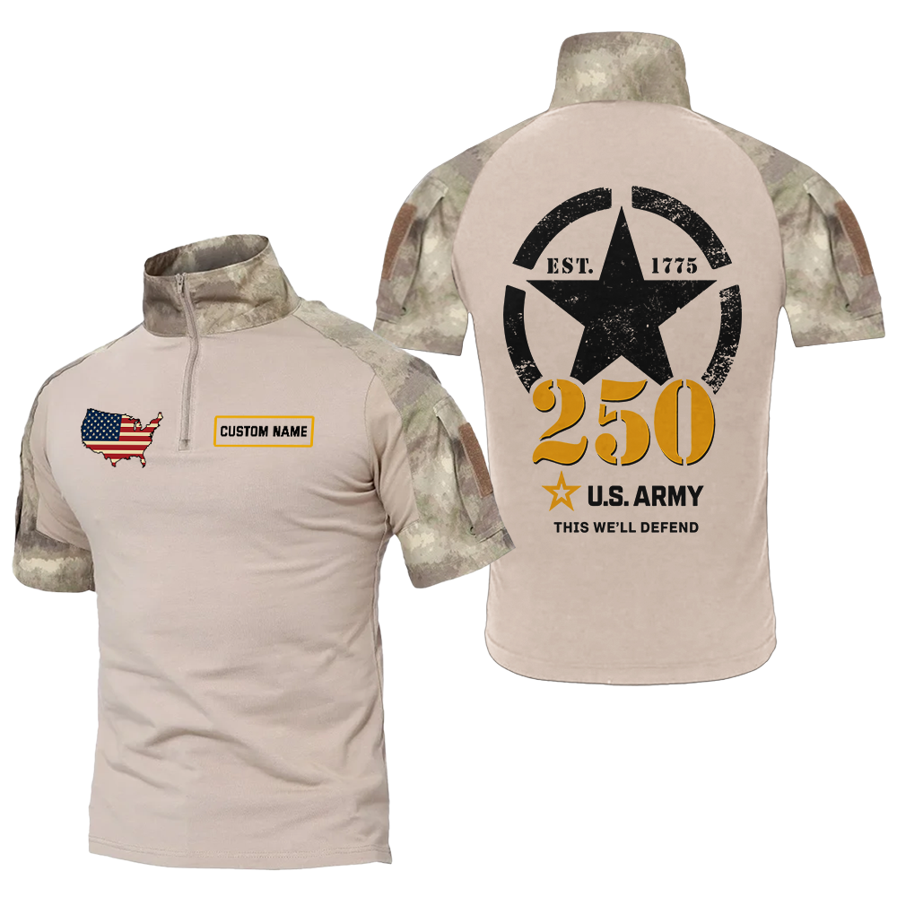 Army 250th Anniversary Tactical Polo Shirt