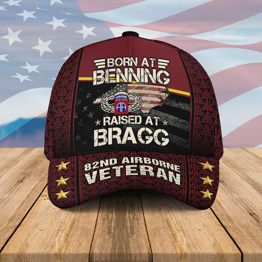 Born At Benning Raised At Bragg Hat Cap