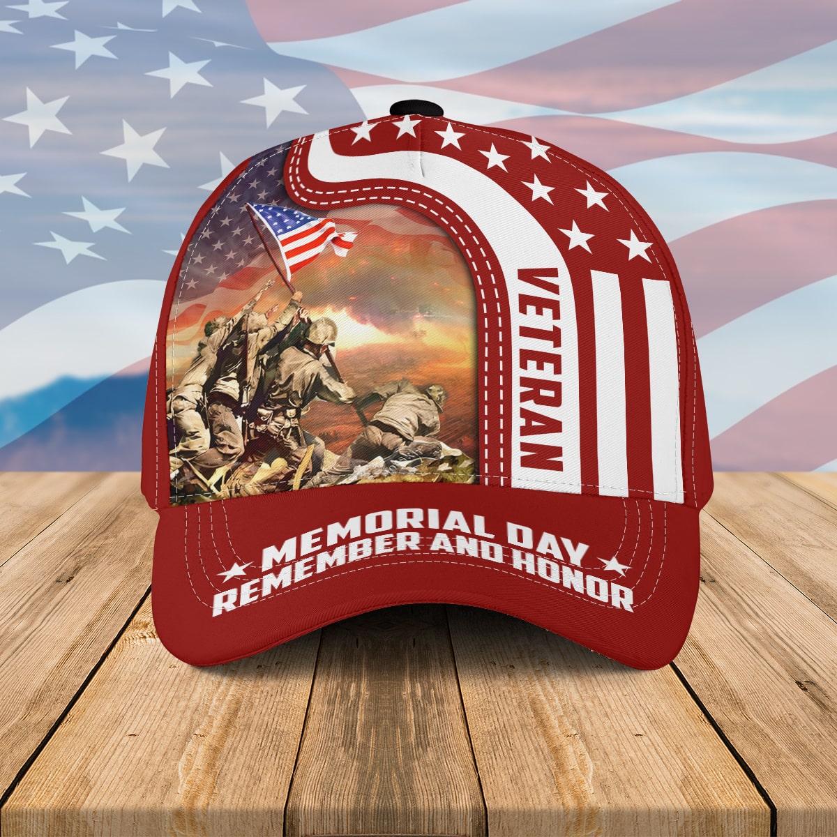 Memorial Day Remember And Honor Hat Cap