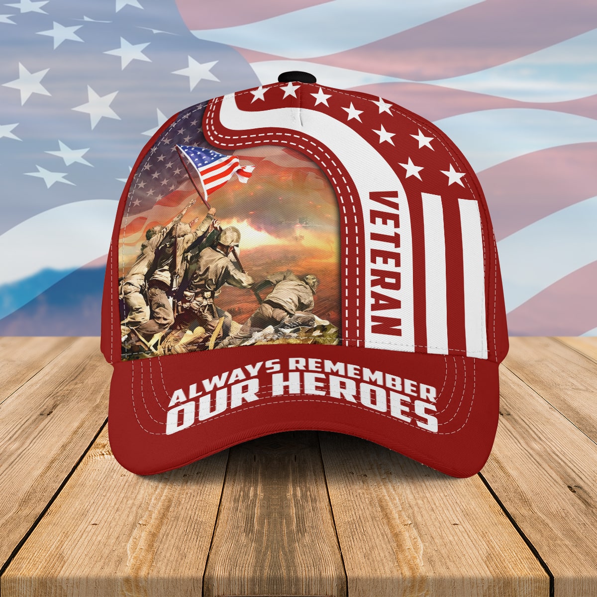 Always Remember Our Heroes Hat Cap