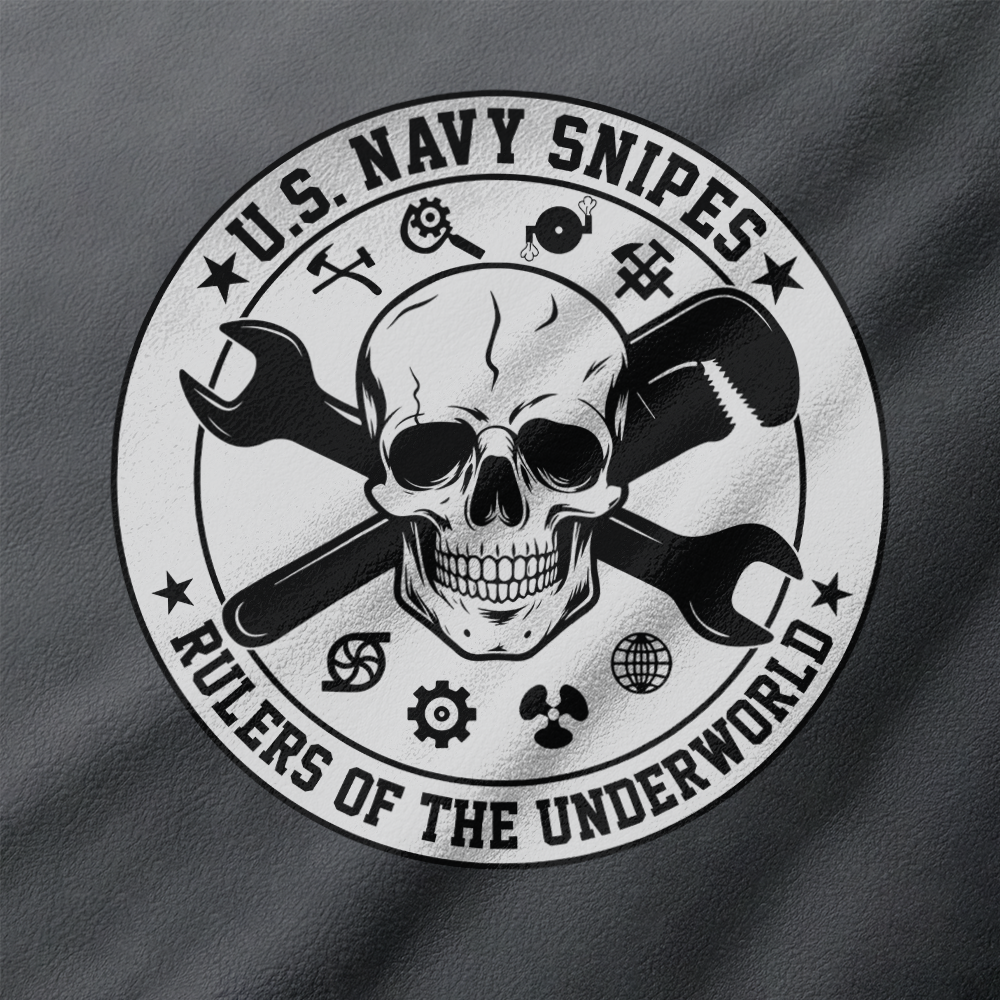 Personalizable Navy Snipes Half-Zip Raglan Sweatshirt