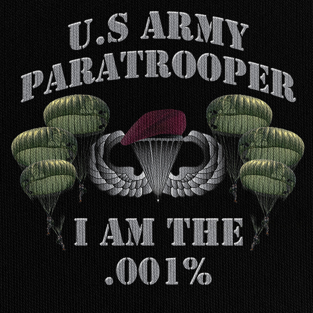 Paratrooper Airborne Proud Quarter Zip Hoodie