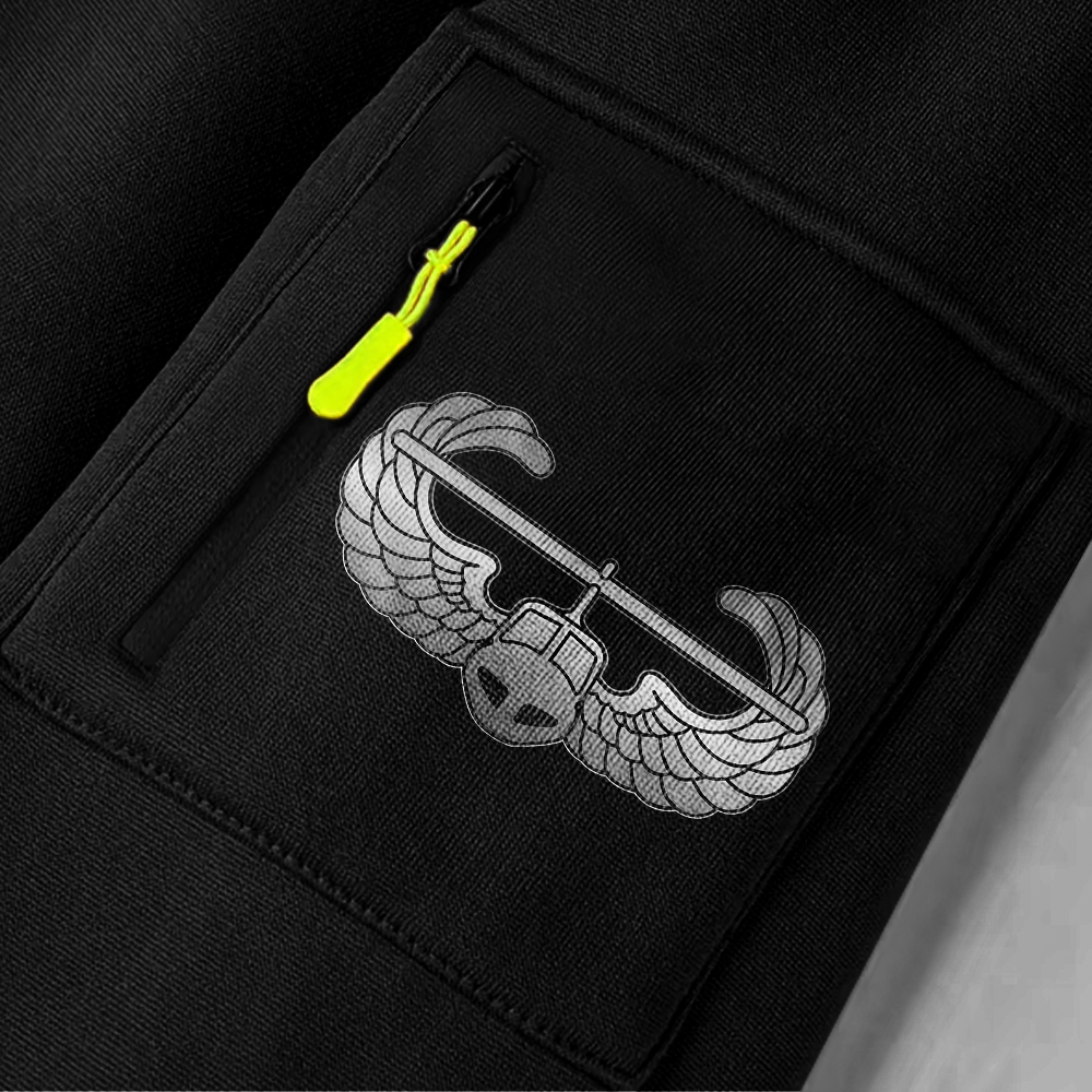 Never Underestimate An Old Man Who Is Also A 101st Airborne Veteran Quarter Zip Hoodie