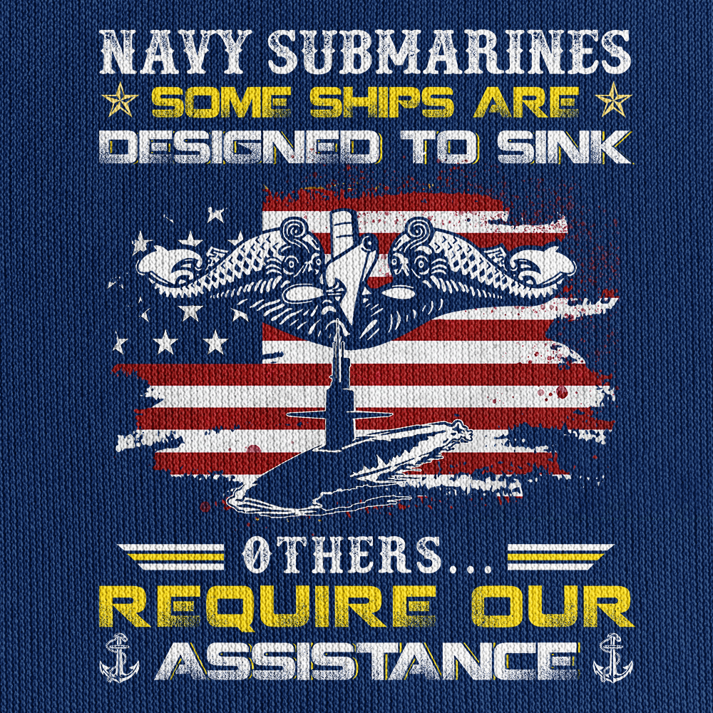 Navy Submarines Some Ships Are Designed To Sink Quarter Zip Hoodie