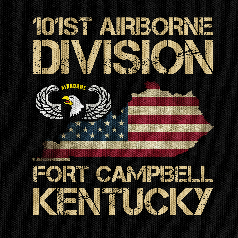 101st Airborne Division Quarter Zip Hoodie