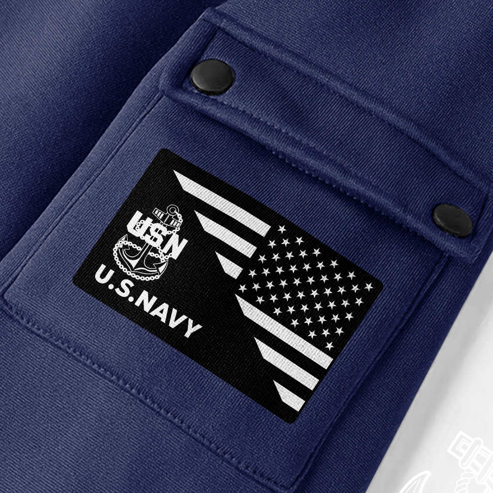 Personalizable Navy What Doesn't Kill You Makes You Stronger Quarter Zip Hoodie