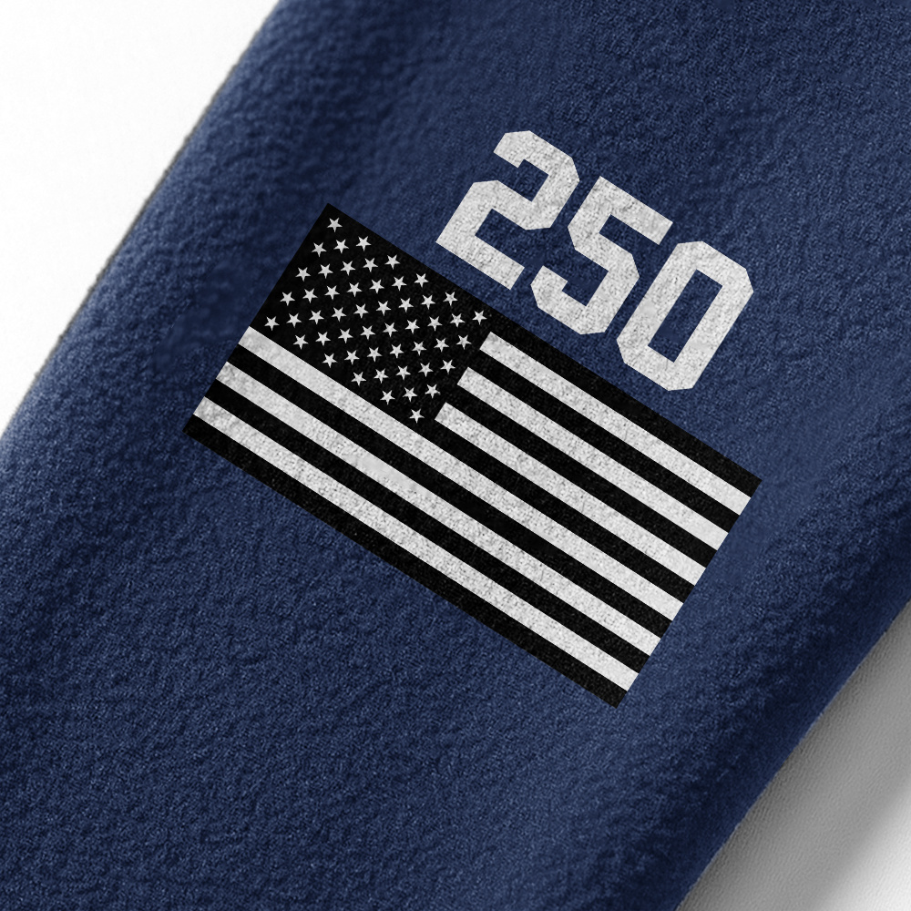 Navy 250th Anniversary Half-Zip Raglan Sweatshirt