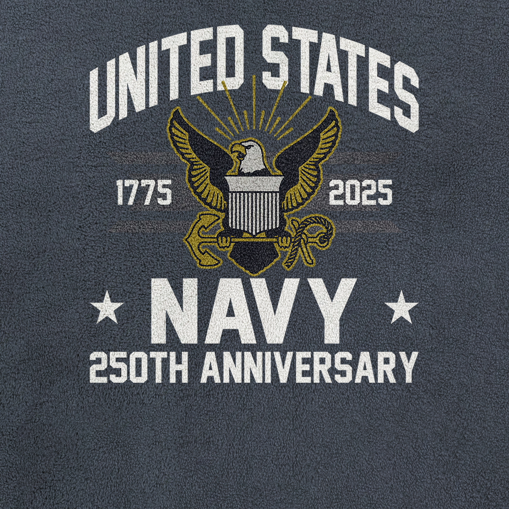 Navy 250th Anniversary Half-Zip Raglan Sweatshirt