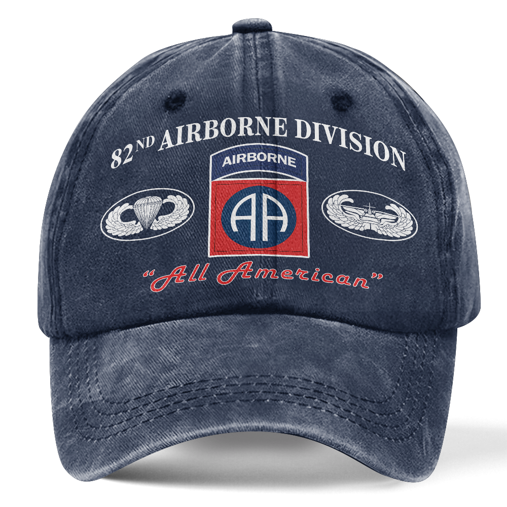 82nd Airborne All American Washed Cap