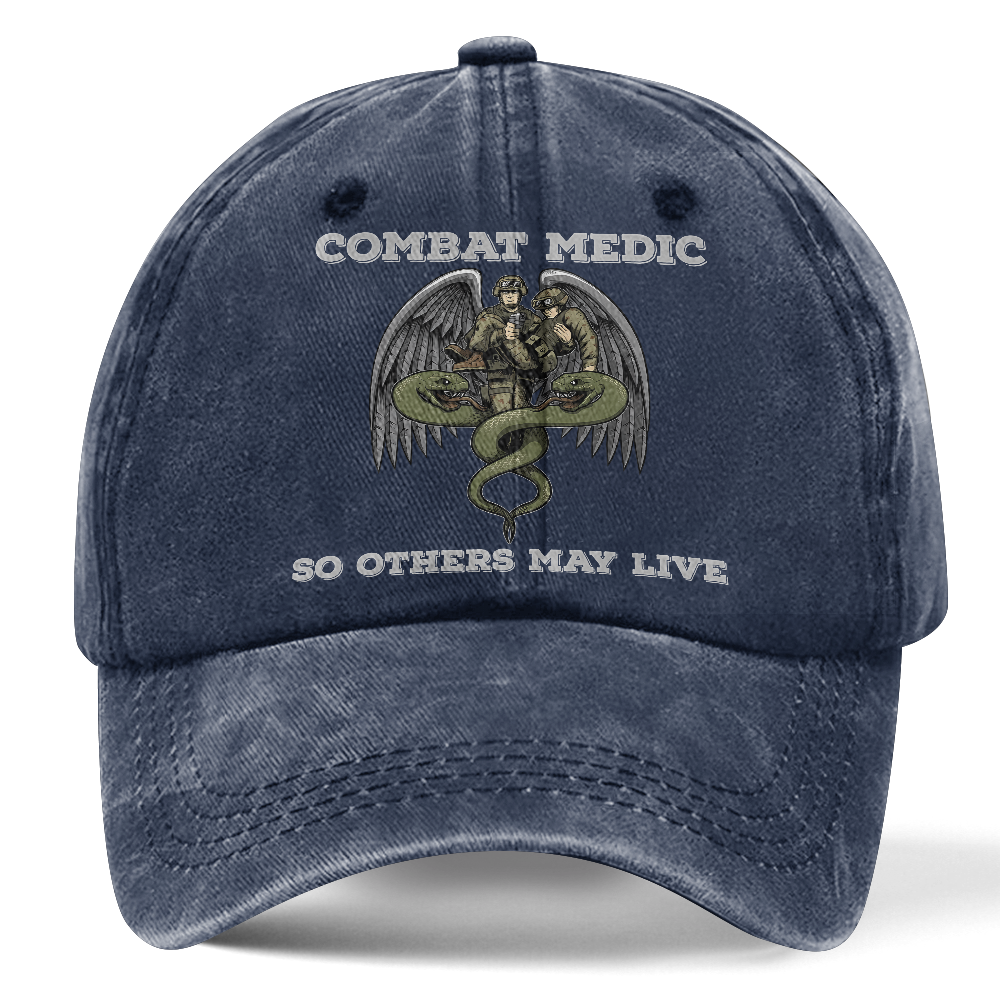 Personalizable Combat Medic Washed Cap