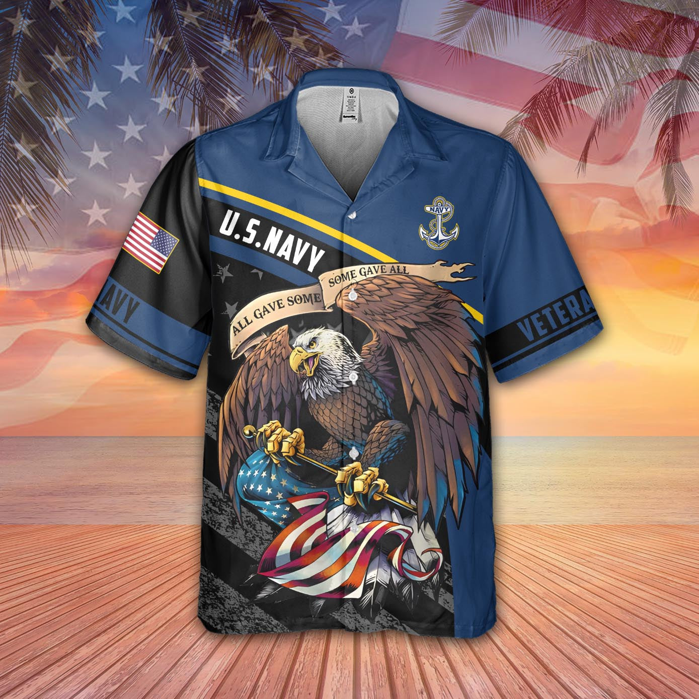 I've Seen The World In The Navy Hawaiian Shirt