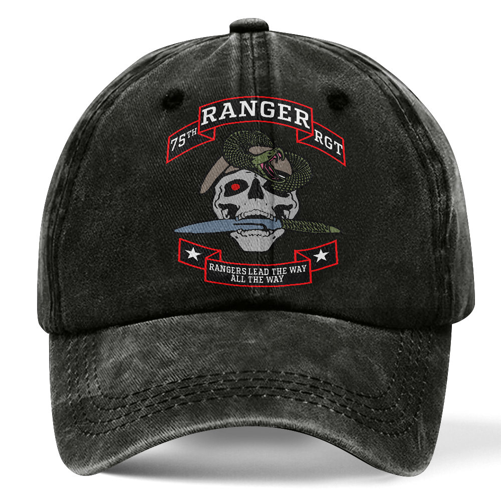 Personalizable Rangers Lead The Way Washed Cap