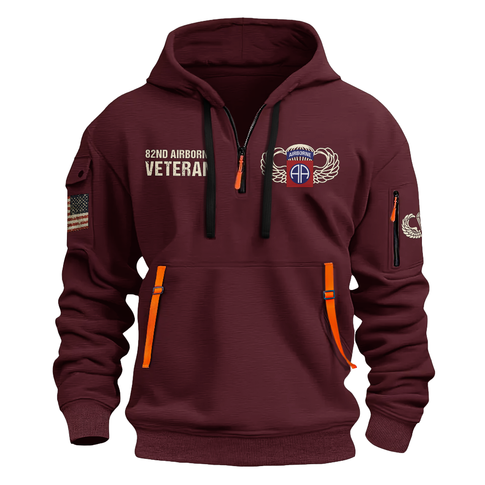 Never Underestimate An Old Man Who Is Also An 82nd Airborne Veteran Hoodie