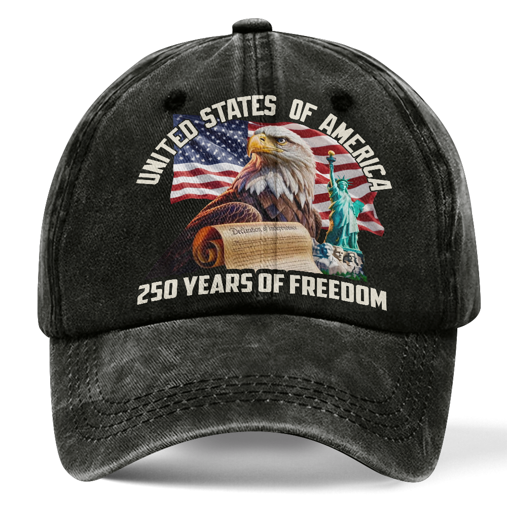 America 250th Anniversary Washed Cap