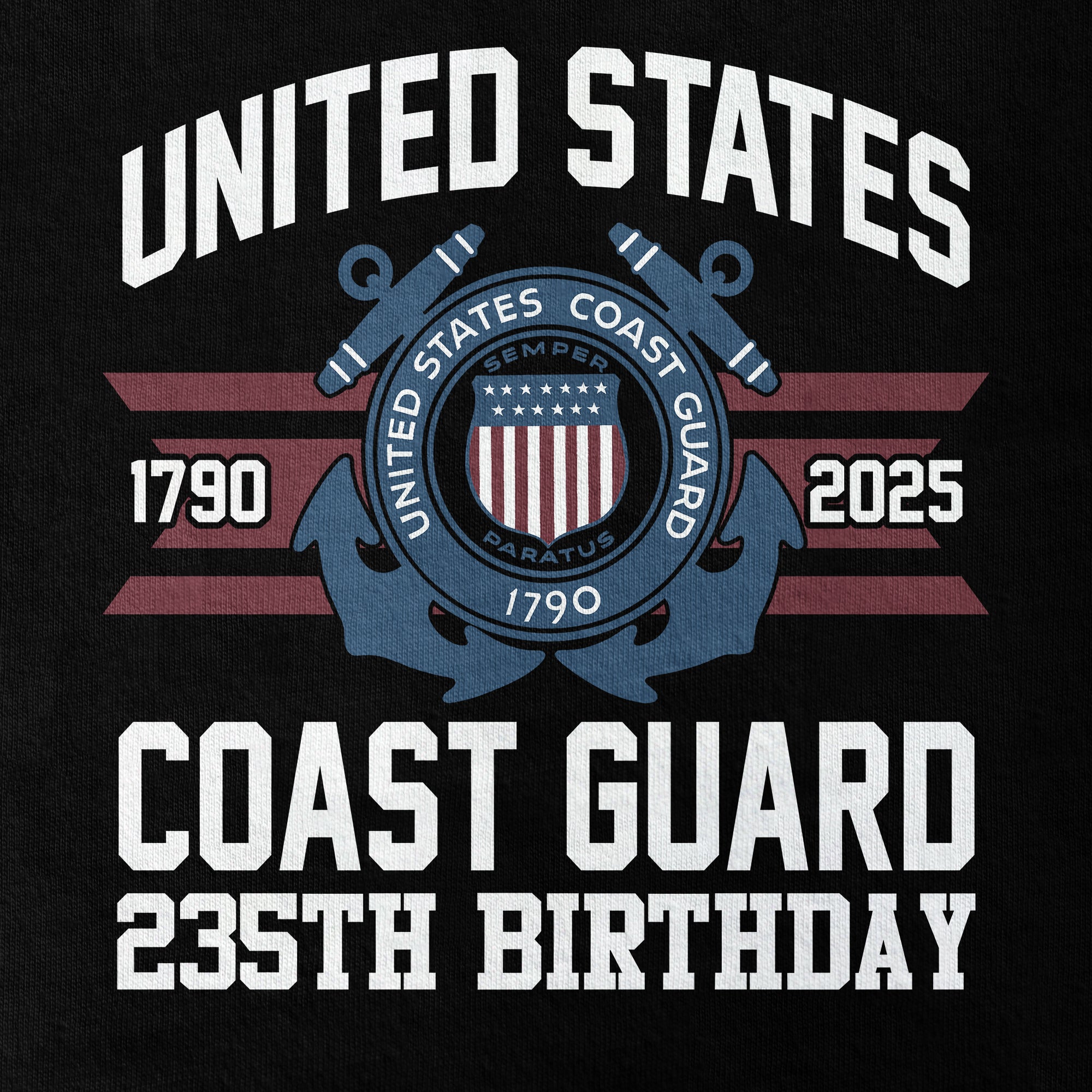 Coast Guard 235th Birthday Double Side Classic T-shirt