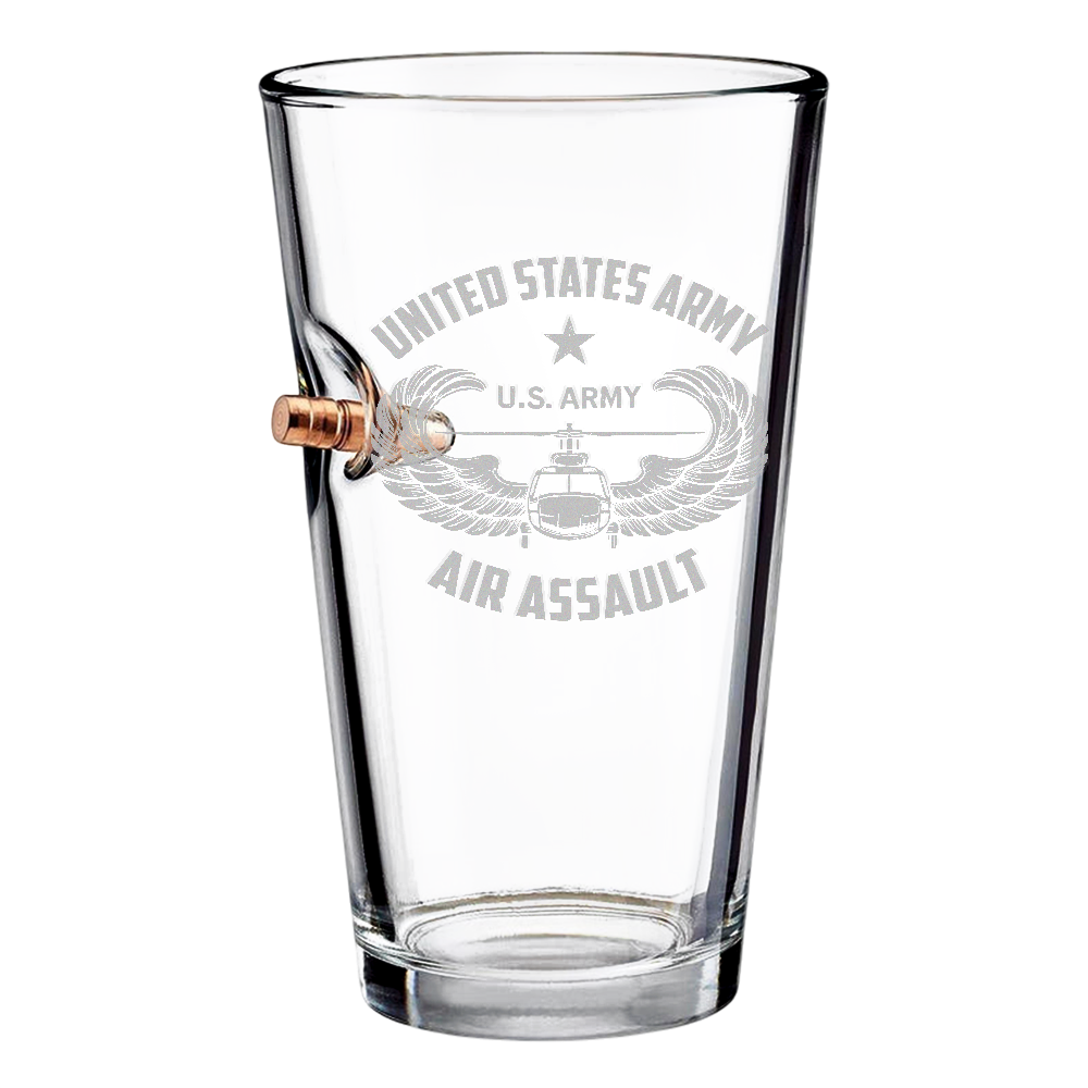 Army Air Assault Bullet Pint Glass