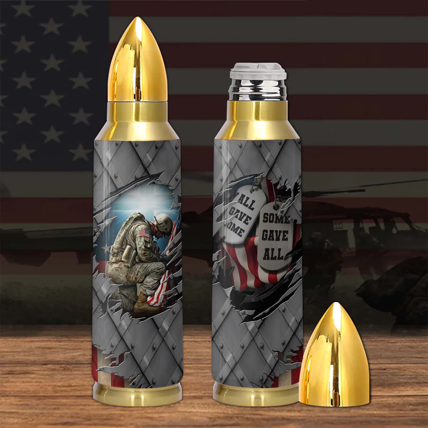 Veteran All Gave Some Some Gave All Bullet Tumbler