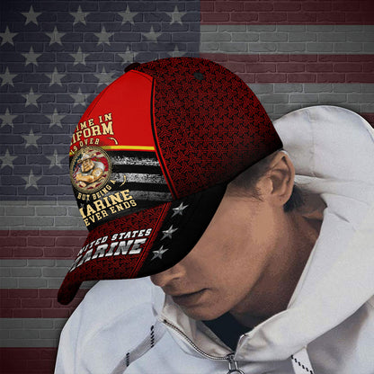 Being A Marine Never Ends Hat Cap