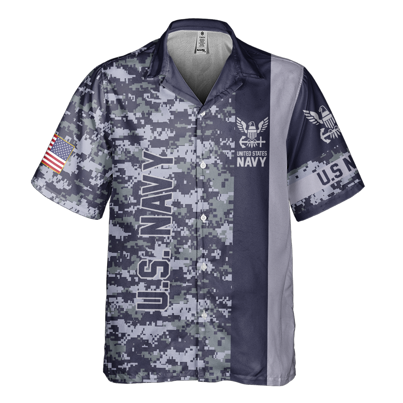 Navy 250th Anniversary Cuban Shirt