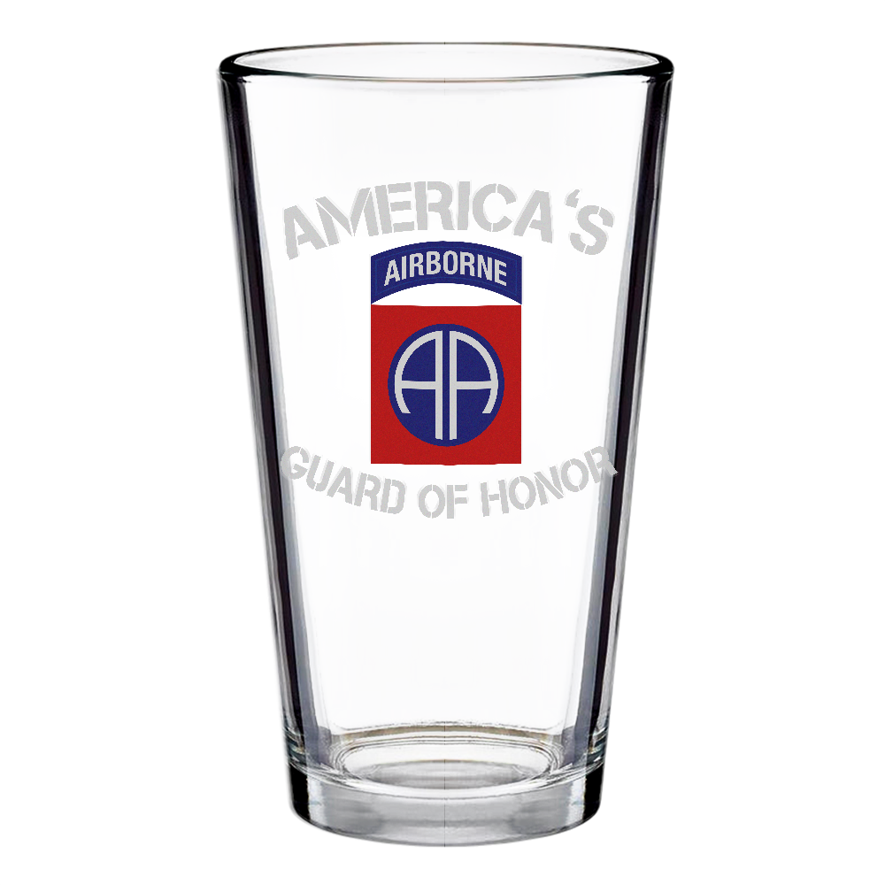 Airborne America's Guard Of Honor Pint Glass