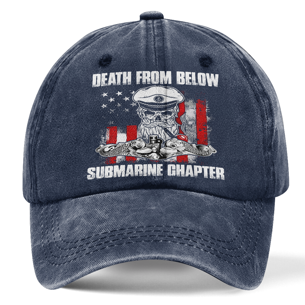 Navy Submarine Death From Below Washed Cap