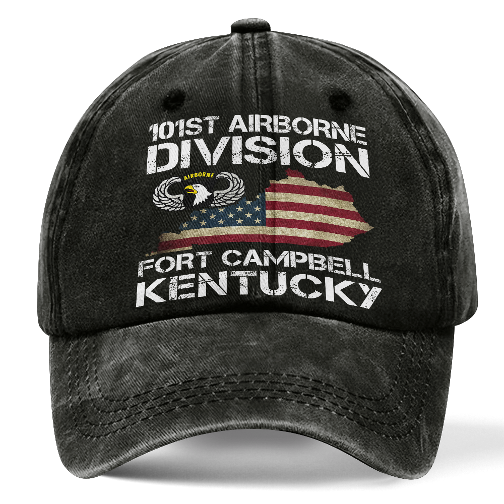 Airborne Fort Campbell Washed Cap