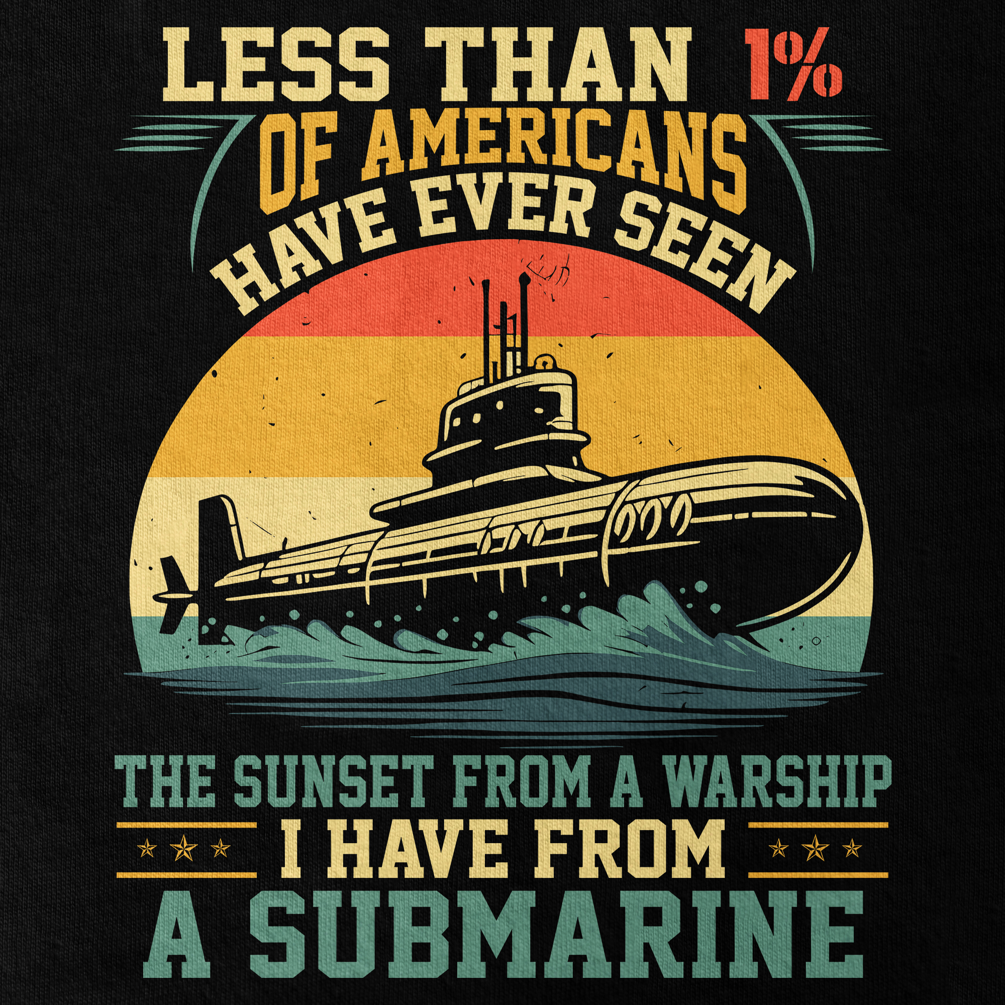 Navy Submarine Classic T-shirt