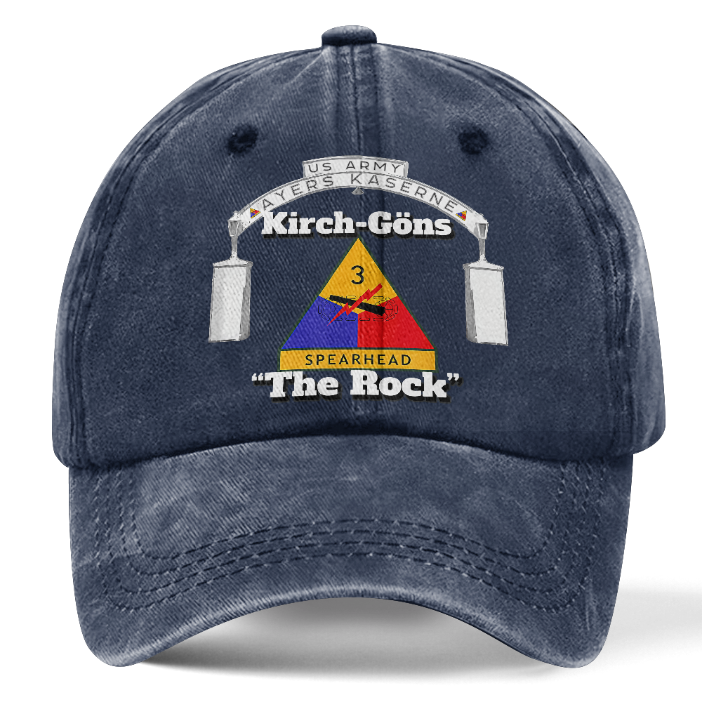 Personalizable Army 3rd Armored Division Washed Cap