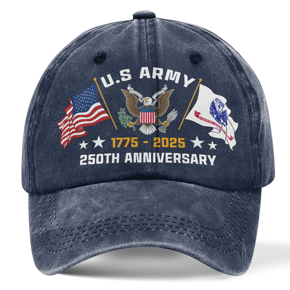 Army 250th Anniversary Washed Cap