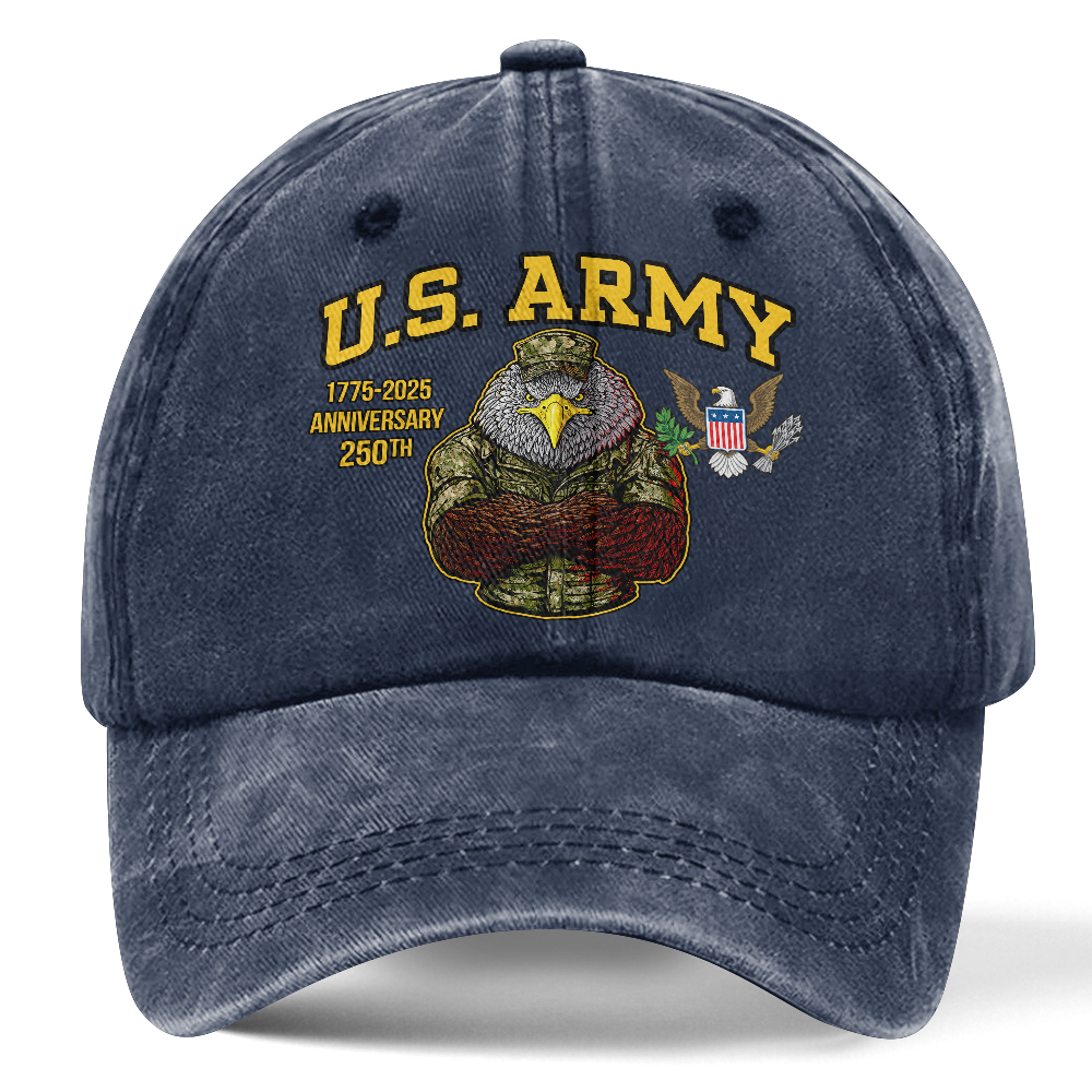 Army 250th Anniversary Washed Cap